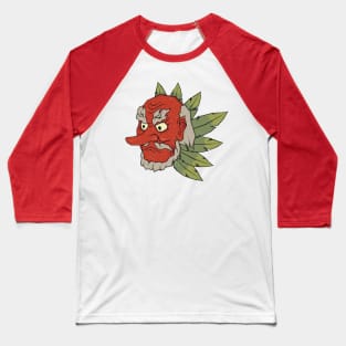 Tengu with Feather (Dust effect) Baseball T-Shirt